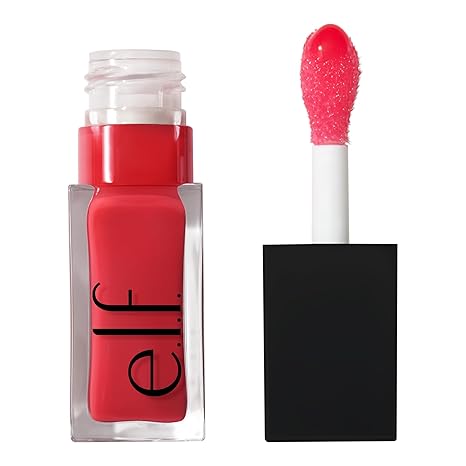 e.l.f. Glow Reviver Lip Oil, Nourishing Tinted Lip Oil For A High-shine Finish, Infused With Jojoba Oil, Vegan & Cruelty-free, Rose Envy