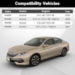 35881T2AY01 Starter Switch Fit for Honda Accord 2014-2017 Engine Ignition Starter Button Keyless Ignition Start Switch Replaces 35881-T2A-A01