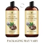 Handcraft Blends Organic Castor Oil - 16 Fl Oz - 100% Pure and Natural - Premium Grade Carrier Oil for Hair Growth, Eyelashes and Eyebrows - Hair and Body - Expeller-Pressed & Hexane-Free - Image 5